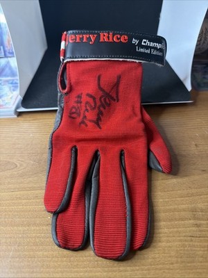 Jerry Rice Game-Issued Glove Signed 49ers - Autographed Glove Auto Signed HOF