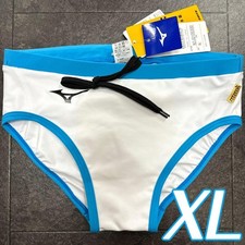 Mizuno Men'S Swimwear White Light Blue Size Xl