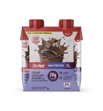 Slim Fast Advanced Nutrition Creamy Chocolate High Protein Shakes 11 oz. 12 pk