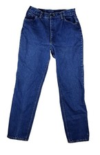 True Vintage Lee Womens Blue Denim Jeans 16 M 28x30 High Waist Union USA 70s-80s