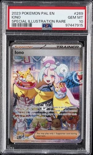 2023 POKEMON PAL EN-PALDEA EVOLVED SPECIAL ILLUSTRATION RARE #269 IONO PSA 10