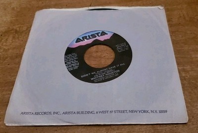 Didn't We Almost Have It All / Shock Me - Whitney Houston (45 rpm 1997 Arista)