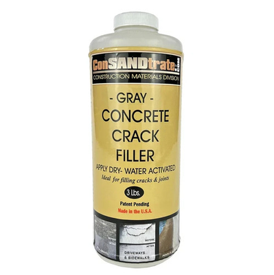 #ad ConSandtrate Gray Concrete Crack Filler 3 lb Bottle Driveway Sidewalk Repair $40.99
