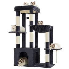 Heavy Duty Cat Tree, Tower for Indoor Cats Large Adult, Tall Cat Condo House ...
