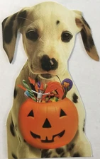 Papyrus- Halloween- KID- Dalmation Puppy With Treats- Die Cut