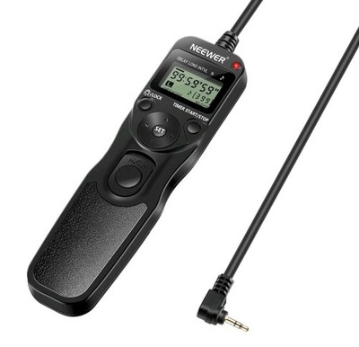 Neewer LCD Timer Shutter Release Remote Control for Canon EOS Digital Rebel