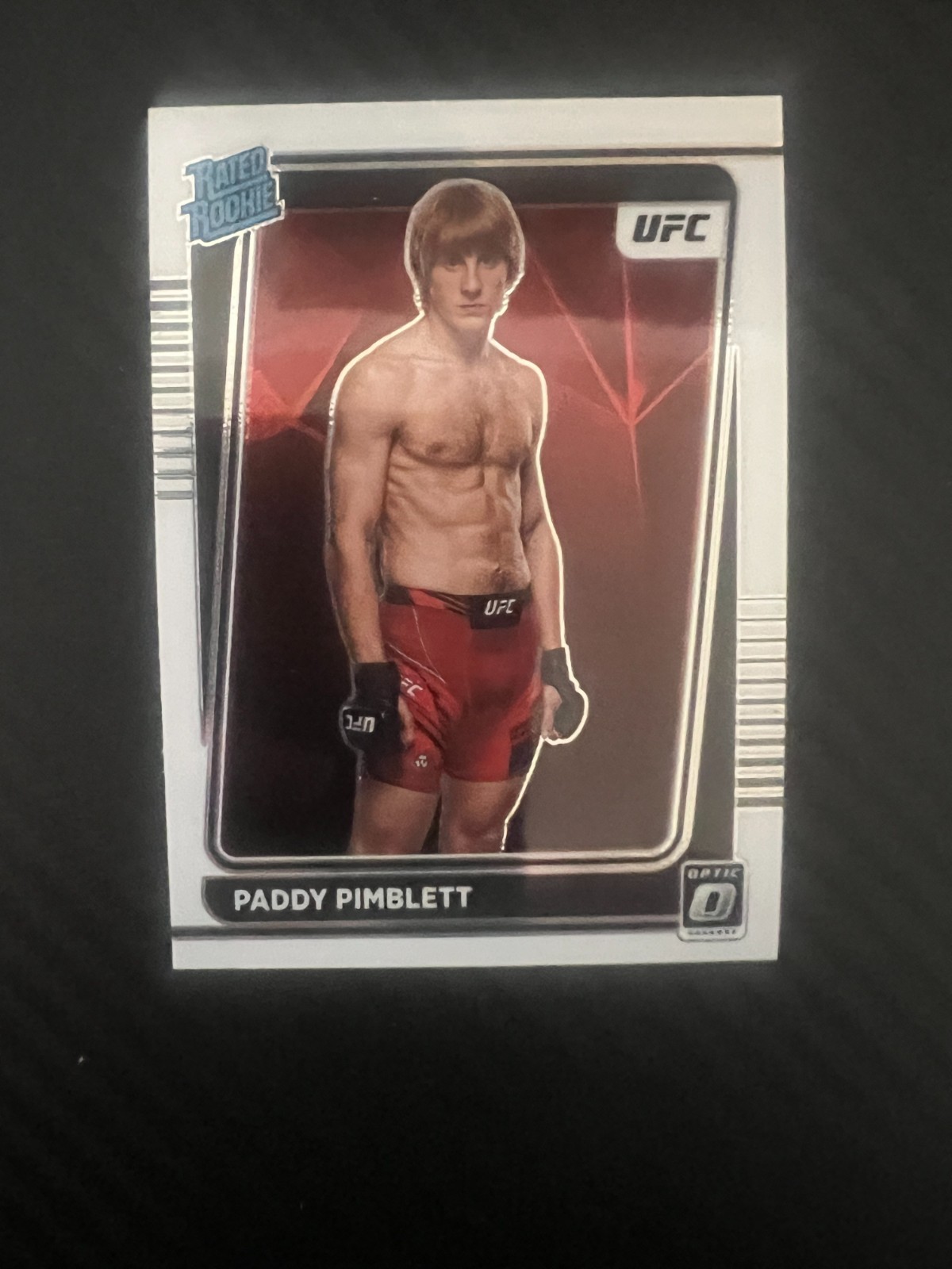 2022 Panini Donruss Optic UFC Rated Rookie Paddy Pimblett #103