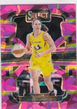 SUE BIRD WNBA Seattle Storm RARE PINK CRACKED ICE PRIZM VARIATION Select Card LE