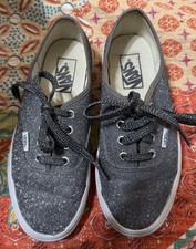 VANS OFF THE WALL Cosmic Traveler Silver Glitter  Sneakers Women's Size 6.5