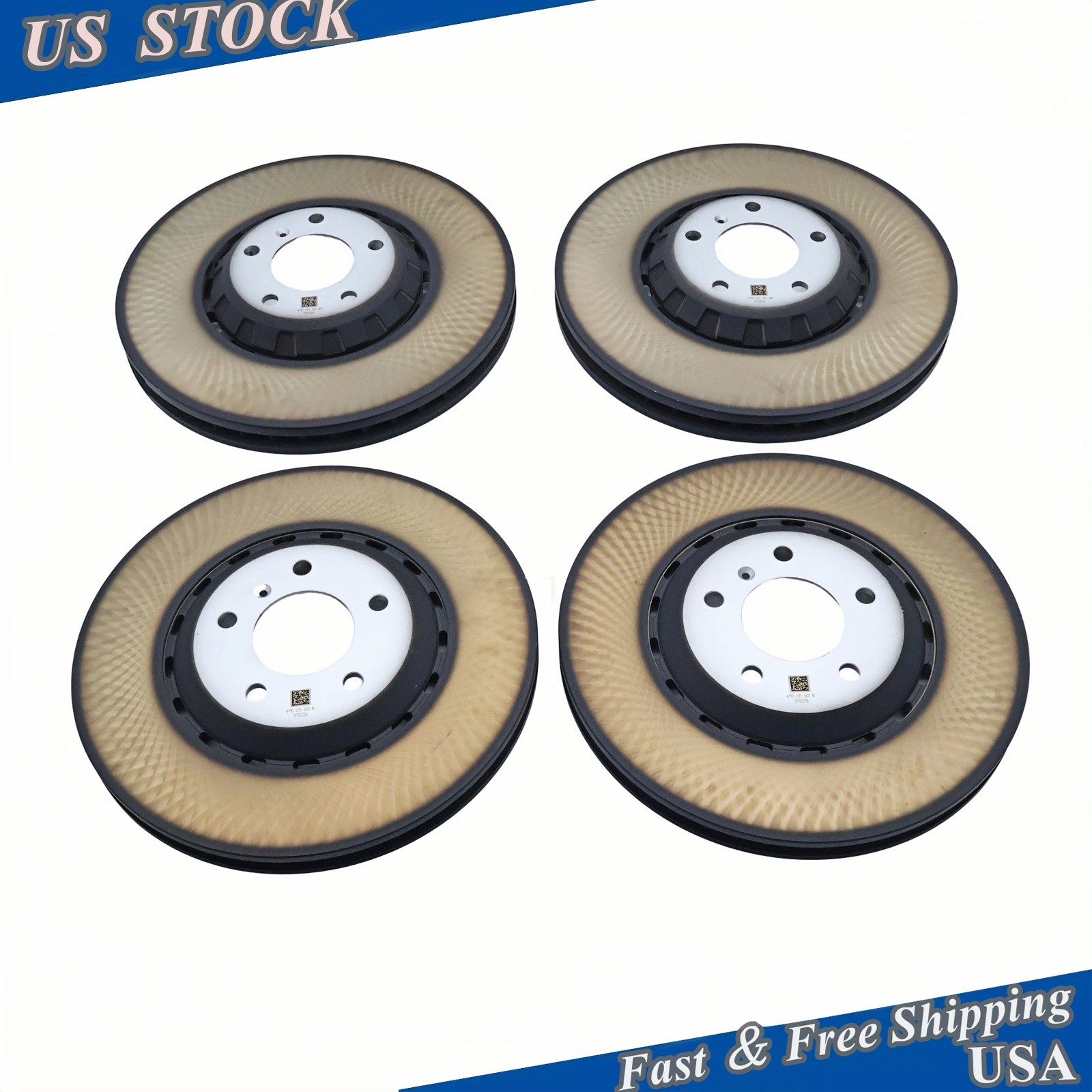 Bentley Bentayga Speed 2016-2023 Front Brake discs 4 pcs P/N 4M0615601N