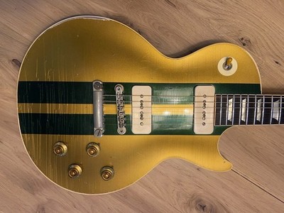 Gibson CS 56 Les Paul All Gold Murphy Lab Heavy Aged British Green Stripes