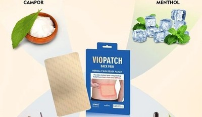 Viopatch XL Herbal Pain Relief Patches Pack of 5 | Back, Muscle & Joint Relief