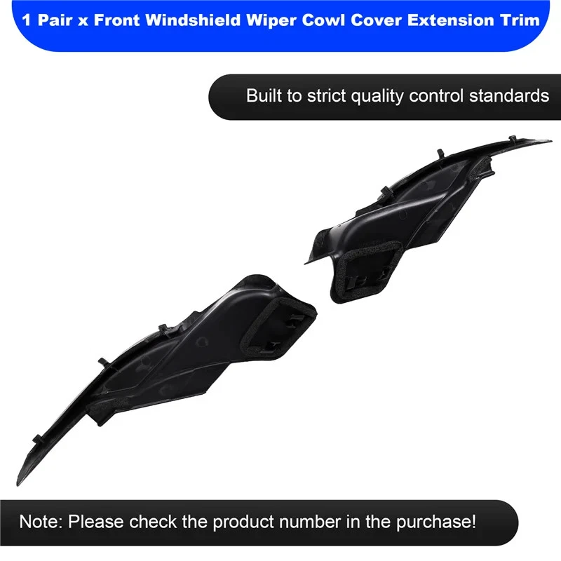 Panel de cubierta de la cubierta del limpiaparabrisas delantero del coche para Subaru Impreza 2008-2014 Foto 3 de 4