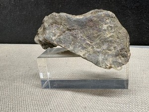 mineral specimen rock Acrylic Clear Block 69 with Rock glued to it see pics