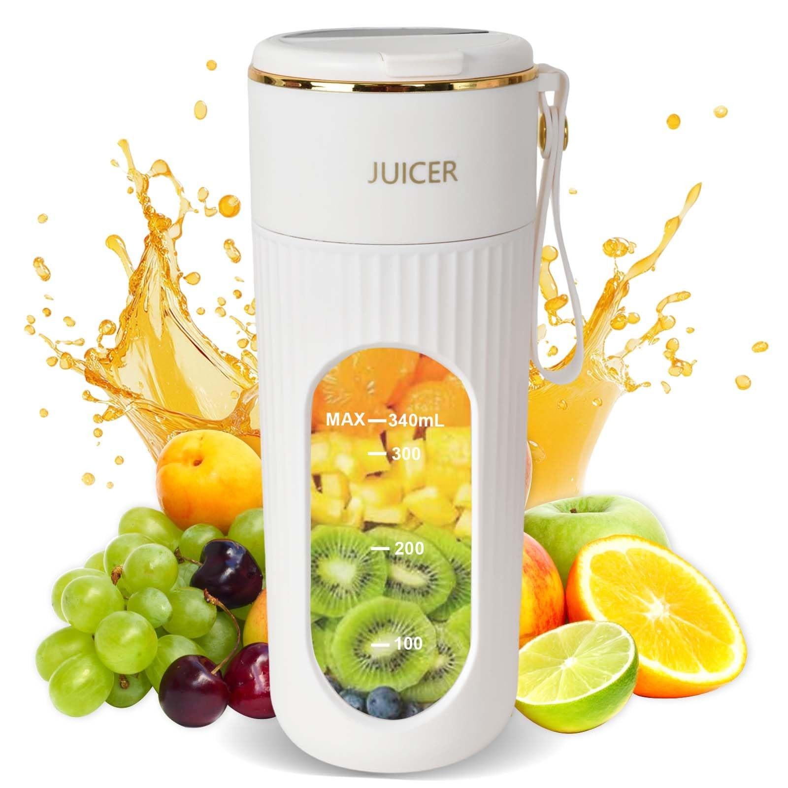 Portable Shake Mixer 340ml: Frullatore USB-C per Viaggiatori e Ufficio