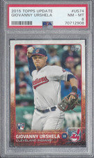 2015 Topps Update Giovanny Urshela Rookie Baseball Card #US74 PSA 8 NM-MT