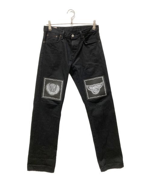 EDWIN      × Jamie Reid              Selvedge denim pants black KLED03