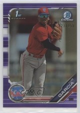 2019 Bowman Chrome Prospects Purple Refractor 21/250 Luis Garcia #BCP-237 1g2w