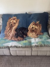 Yorkie Tapestry Throw Blanket Yorkshire Terrier