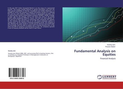 Fundamental Analysis on Equities Sweety Jain