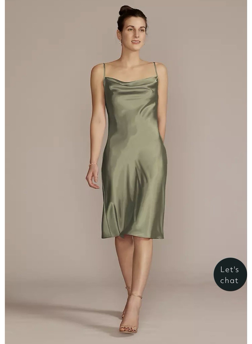 david's bridal eucalyptus bridesmaid dress New Bridesmaid Color: Eucalyptus