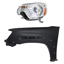 For Toyota Tacoma 12-15 2-Piece Kit (Driver Side Headlight, Front Driver Side