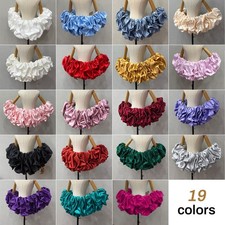 Ruffles Wedding Wraps Satin Bridal Formal Party Shrug Women Accessories Capes