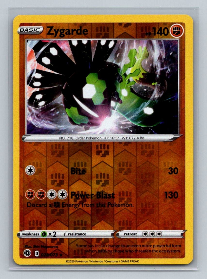 Pokemon Champion's Path #28/73 Zygarde Reverse Holo Holo Rare