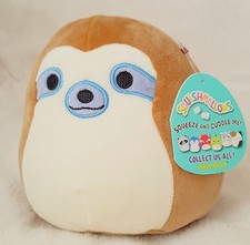 BNWT Soft Toy Sloth Squishmallow Simon Squishmallow Sloth Plush 7”|18cm Wave 1 