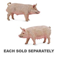 CollectA Realistyczna replika figury świni, średniej wielkości, dla dzieci