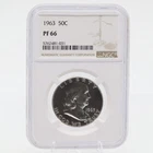 1963 Proof Franklin Half Dollar PF66 NGC Philadelphia