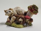 Harmony Kingdom Artist Neil Eyre Forest Frolics  Ivory Cat 2007 — photo 1
