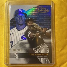 2020 Topps Gold Label Class 1 Blue Tim Anderson 08/150 White Sox #25 PWE 