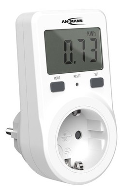 ANSMANN Digitaler kompakter Energiekostenmesser APM 1 Stromverbrauchszähler 