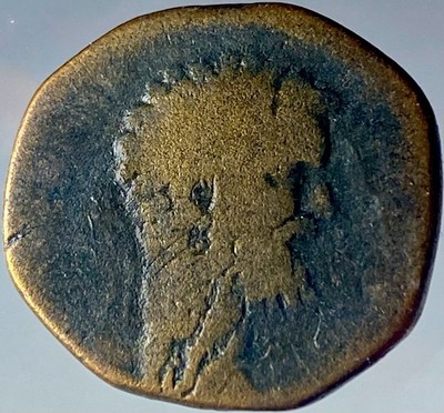Septimius Severus Sestertius Genuine Ancient Roman Coin 193AD-211AD Nice Detail