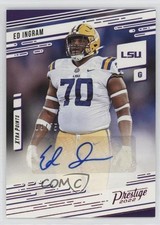 2022 Panini Chronicles Draft Picks Pink 19/75 Ed Ingram #PX-EDI Auto 17tx