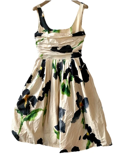 MOSCHINO Abito floreale economico e chic us intime ottimeioni con concco fioccoiore poster ta