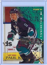 1994-95 Fleer - Paul Kariya - Rookie Card (RC) - Anaheim Mighty Ducks - #3