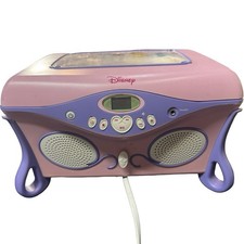 Vtg Disney Princess CD Player Jewelry Box Mirror Jukebox 2007