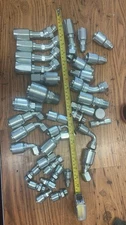 Hydraulic Hose Crimp Fittings Lot Of:35