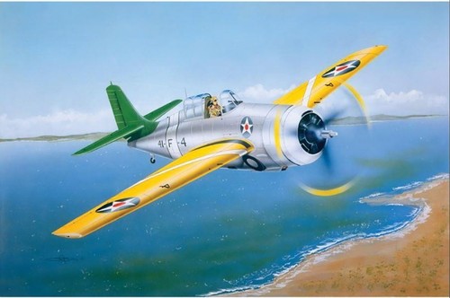Trumpeter 02255 1:32 Scale GRUMMAN F4F-3 WILDCAT US Navy Fighter