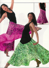 Child Small GREEN Spanish Dance Dress Costume Contemporary Ballet