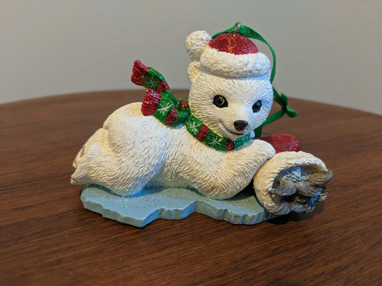 The Danbury Mint Baby Animal Christmas Ornament Collection Polar Bear