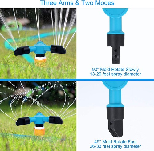 39FT Trampolin Sprinkler Wasserspray Kinder Outdoor Sommer Spaß Hinterhof Wasserpark - Bild 3 von 10