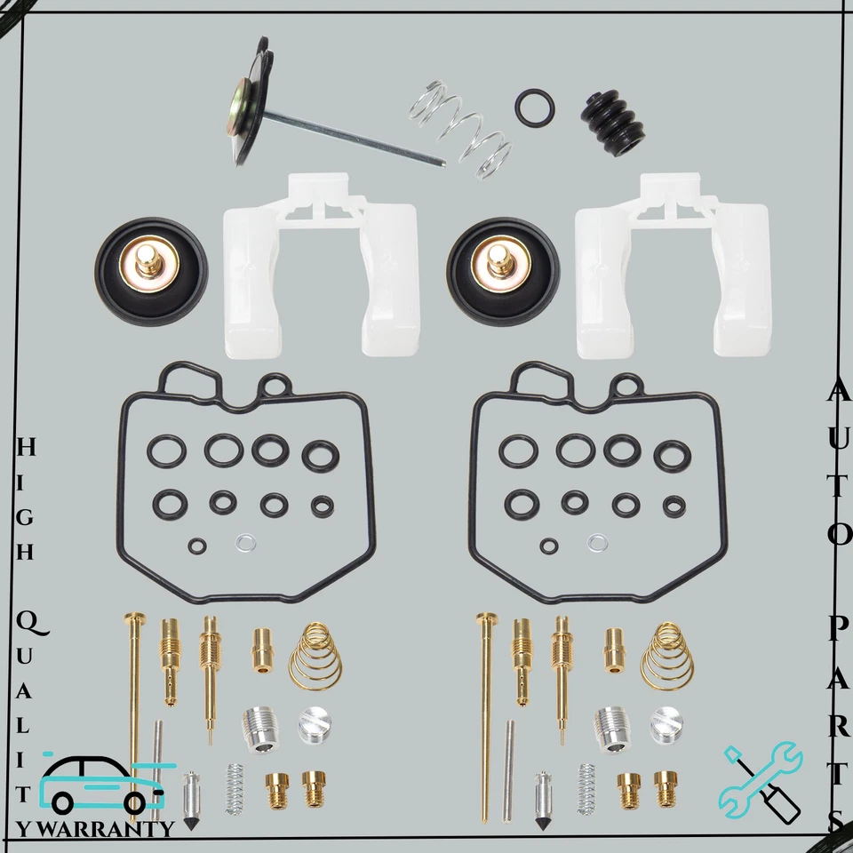 2 Sets Carburetor Carb Repair Kit For 1982 Honda CM450C CM450E CM450SC CB450T US - Image 2 of 4