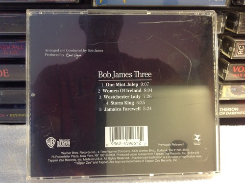 BOB JAMES THREE JAZZ FUSION CD '76 WARNER OG RUDY VAN GELDER HUBERT LAWS OOP EX - Foto 3 di 4