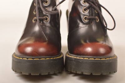 Dr Martens Salome II Bordeaux Burgundy Heels Boots Size US 7L | eBay