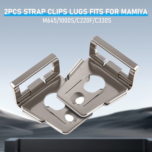 Paar Gurt Lug Clips Schnalle Adapter für Mamiya M645/1000S/C220F/C330S Kamera - Bild 2 von 14