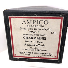 Charmaine 2243-F Ampico Piano Roll Ballad Rapee Pollock J Milton Delcamp