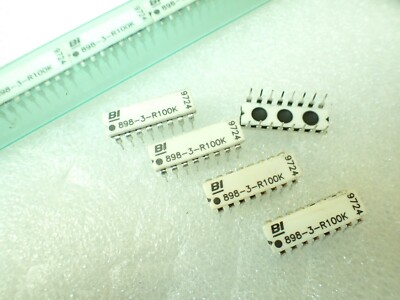 100k Widerstandsnetzwerk (10 CHIPS) UK Made R100K Vintage Komponenten Bi Technologie